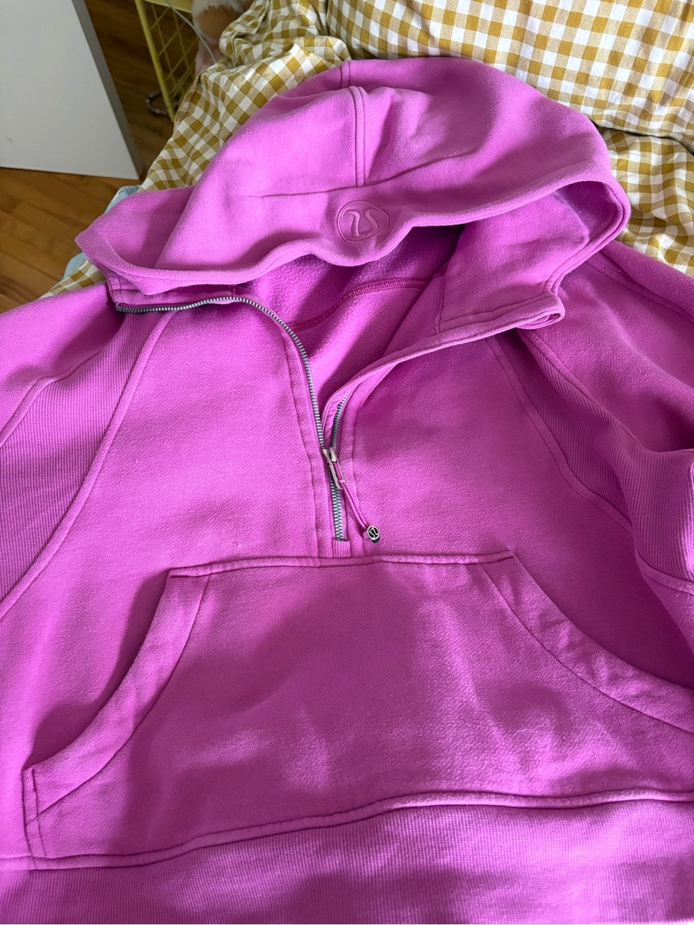lululemon athletica Pink Half-Zip Hoodie